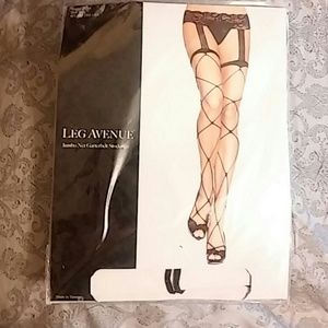 Leg Avenue Garterbelt Net Stockings